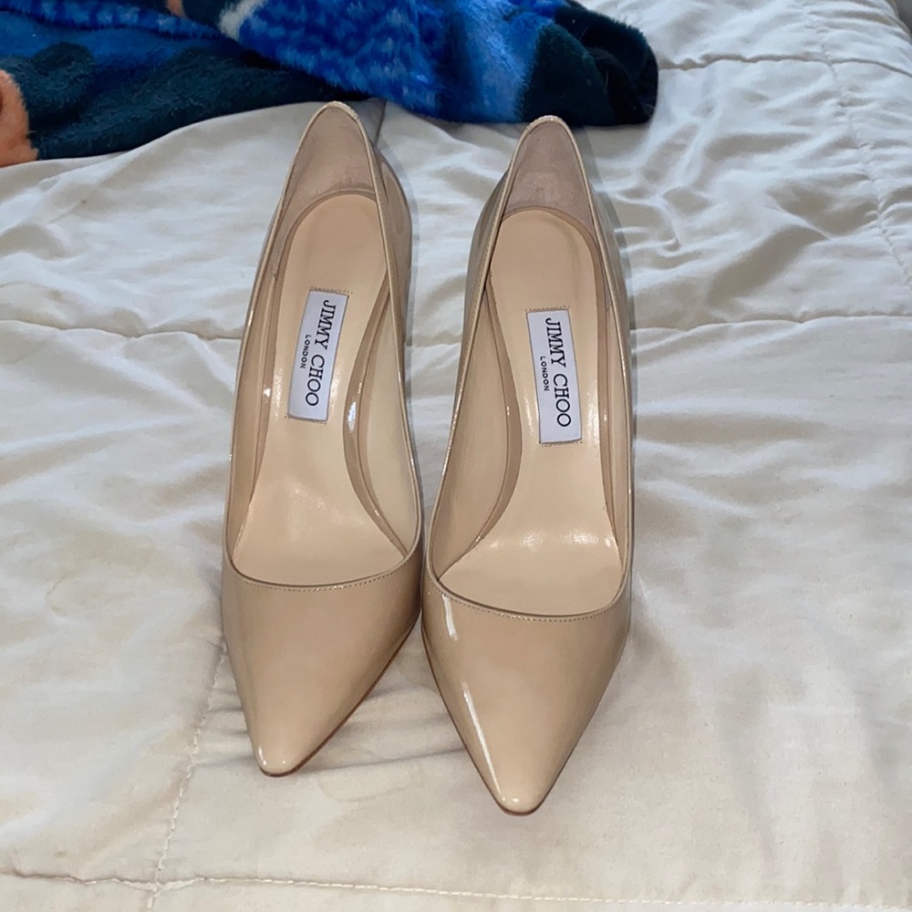 Nude Jimmy Choo Pumps